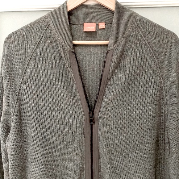 Boss Orange Zip Up Sweater - Picture 3 of 8